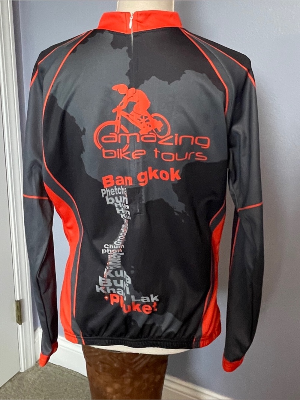 Cycling Jersey Souvenir of Amazing Bike Tours Bangkok men’s XXL